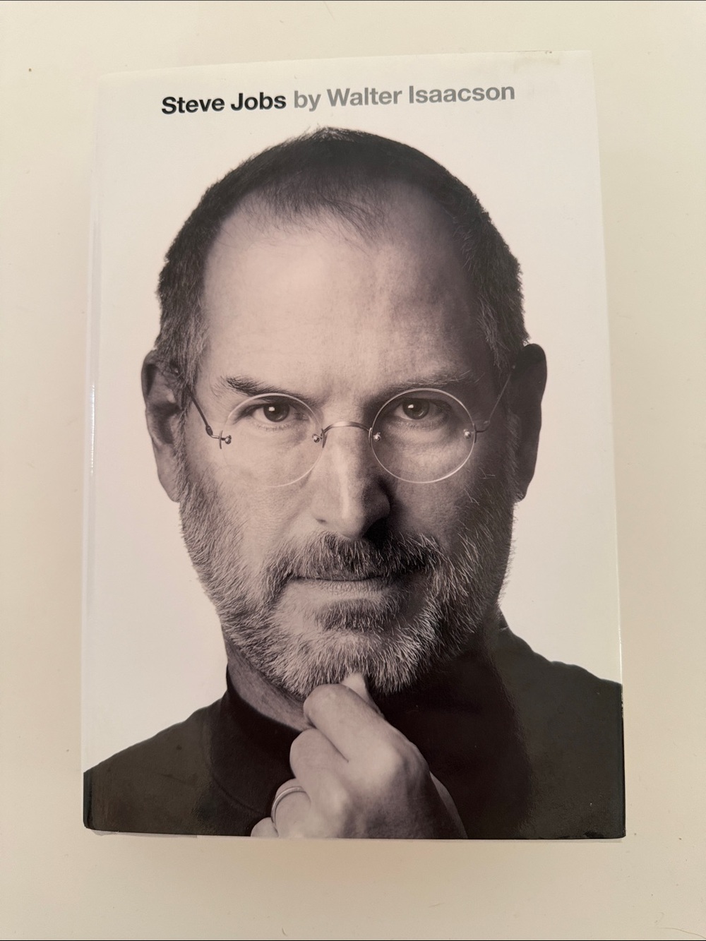 Walter Isaacson Biography Hardcover in Black and White - first edition.